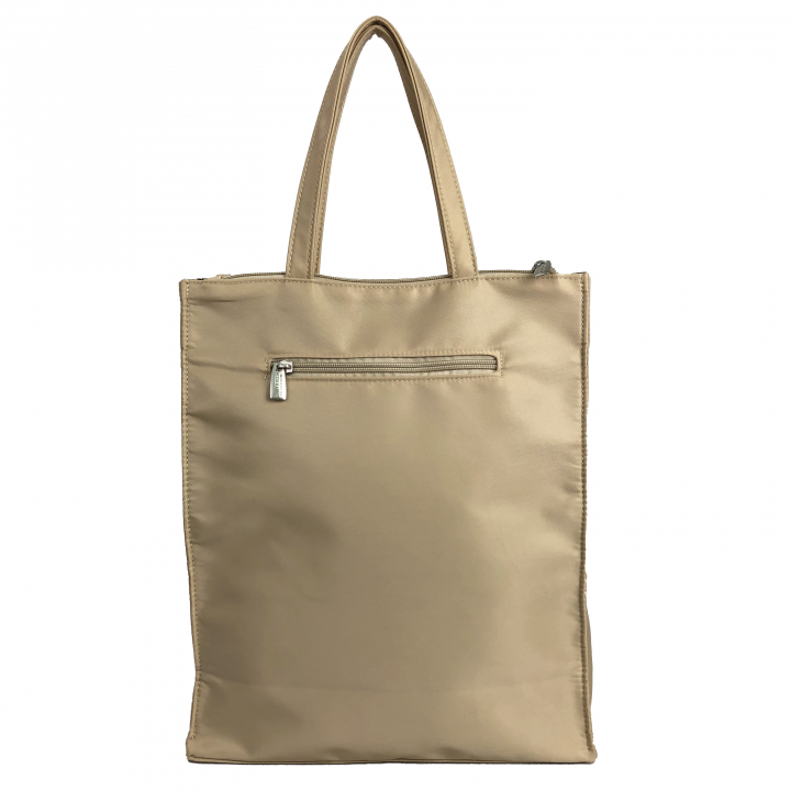  [ピータ―ラビット (ＴＭ )] A4サイズ対応 トートバッグ ハンドバッグ サブバッグ 手持ちタイプ 撥水 ポケット充実 ファスナー付き 大人 上品 かわいい レディース PETERRABBIT(ＴＭ) うさぎ ねこ レッスンバッグ 買い物 お稽古 習い事 縦型トート 0635　01ベージュ LittleBook