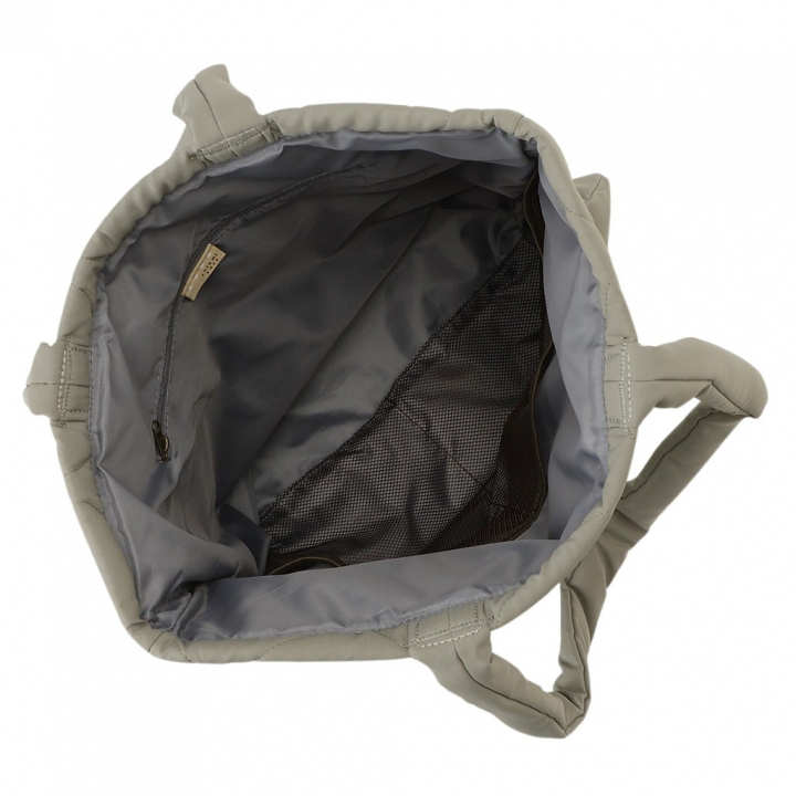 トートバッグ 6228 [chiemi sacs チエミサックス] パデッド キルト シンプル A4サイズ 推し活 レディース 00カーキ