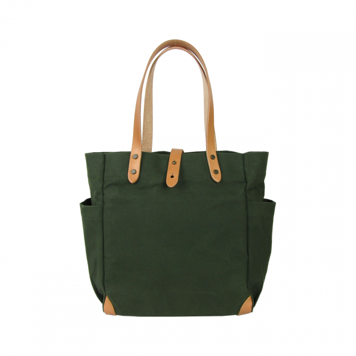 帆布工房 エイジングシリーズ 全3色 | 国産帆布 キャンバストートバッグ（M）日本製 多機能 男女兼用 パラフィン加工  3J10