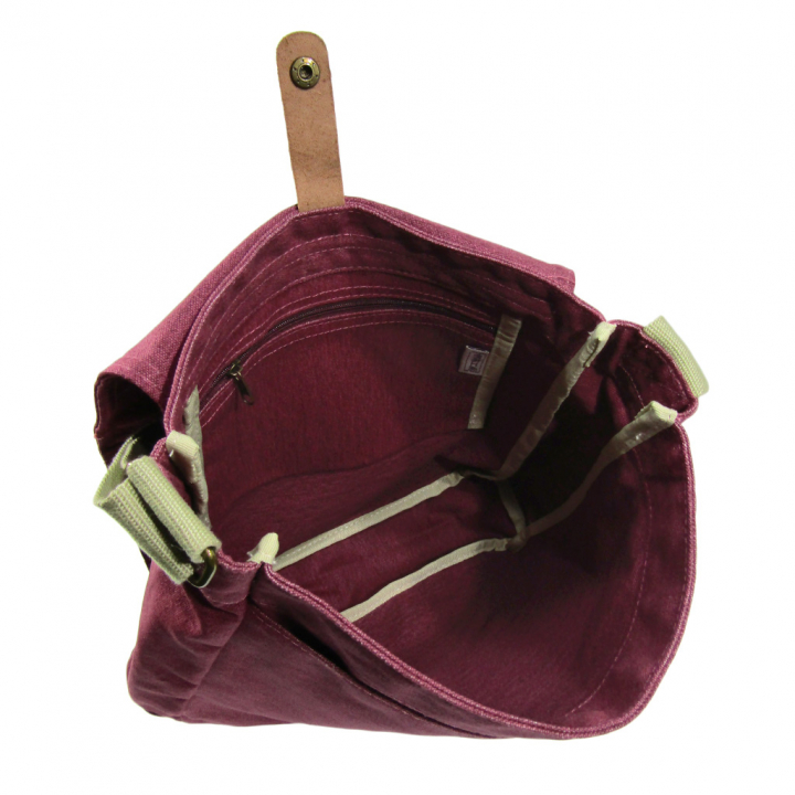 帆布工房 strollシリーズ|フラップショルダーバッグ 縦 帆布 10号帆布 キャンバス ムラ染め フラップ A4対応 レディース メンズ 男女兼用 斜め掛け はんぷこうぼう3X57