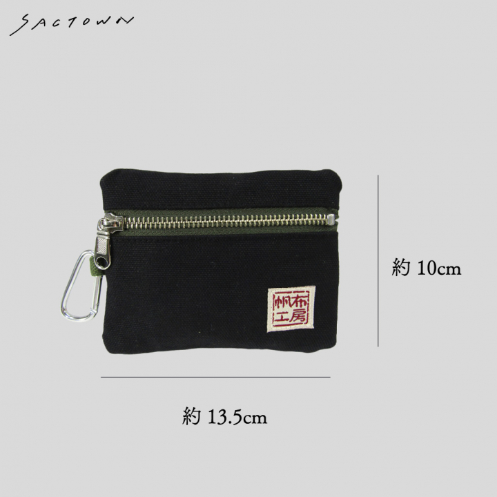 倉敷産帆布 日本製ティッシュポーチ 3J33 [帆布工房 はんぷこうぼう] ミニポーチ 帆布 キャンバス カラビナ付