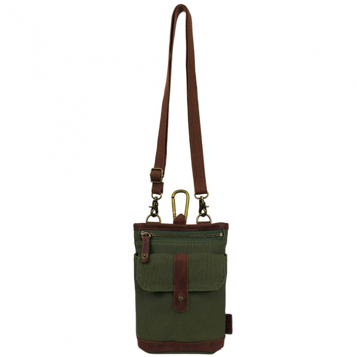 帆布工房 KURASHIKI シリーズ｜3way ショルダーバッグ 倉敷産帆布使用 ベルトポーチ スマホポーチ ウエストポーチ ベルト通し メンズ レディース 男女兼用 日本製 帆布 本革 カーキ 3J27