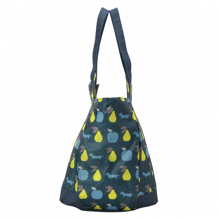 バルーン 保冷バッグ トートバッグ 3L35 [WHOLLY ウォーリー] 保温保冷 大容量 BIGサイズ 買い物 レジャー イヌ レディース ネイビー