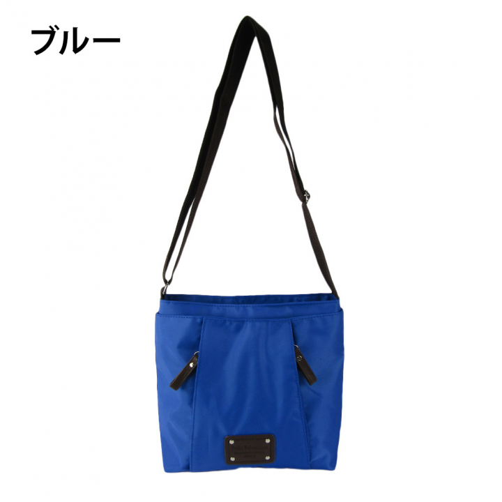 [Sofia Valentino ソフィアバレンチノ] 縦ファスナー ポケット付 ショルダーバッグ｜レディース 多機能 ななめ掛け オレンジ 4874