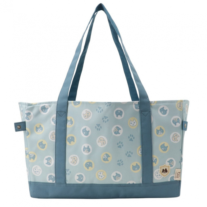 レジかごバッグ 4WA4 [mama fiore マーマフィオーレ] Picoteeシリーズ ピコティ 保温保冷 ネコドット レジカゴバッグ トートバッグ レジャー レディース グリーン