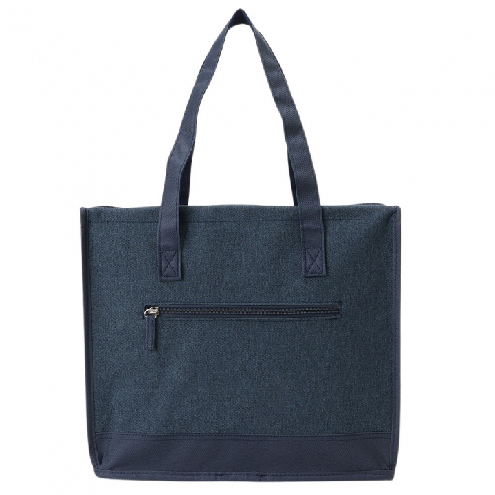  [mama fiore マーマフィオーレ] Picoteeシリーズ ピコティ BOX型 保温保冷トートバッグ 4X54 | 無地 レジャー シンプル 男女兼用 軽量 レディース メンズ 買い物 ピクニック 運動会 イベント ユニセックス ネイビー