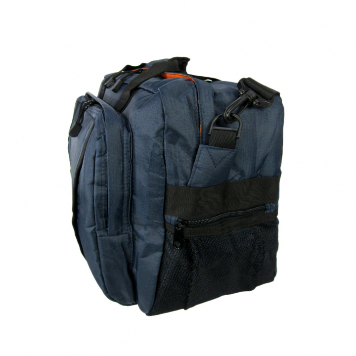 リップストップボストン 旅行 出張 1泊 2泊 ビジネス バッグ かばん 軽量 軽い 丈夫 紺 ネイビー 3177