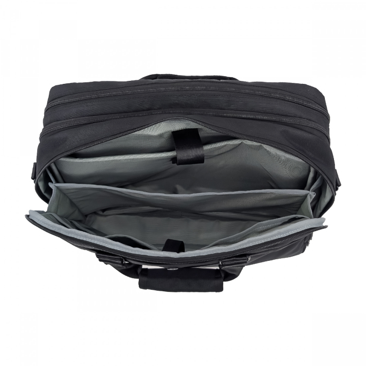 SANDGLASS｜キャリーオン機能 B4対応 拡張機能付き ビジネスバッグ 大容量 多機能 撥水 リュック 手持ち ビジネスリュック PC タブレット収納 出張 サンドグラス ブラック 3G07