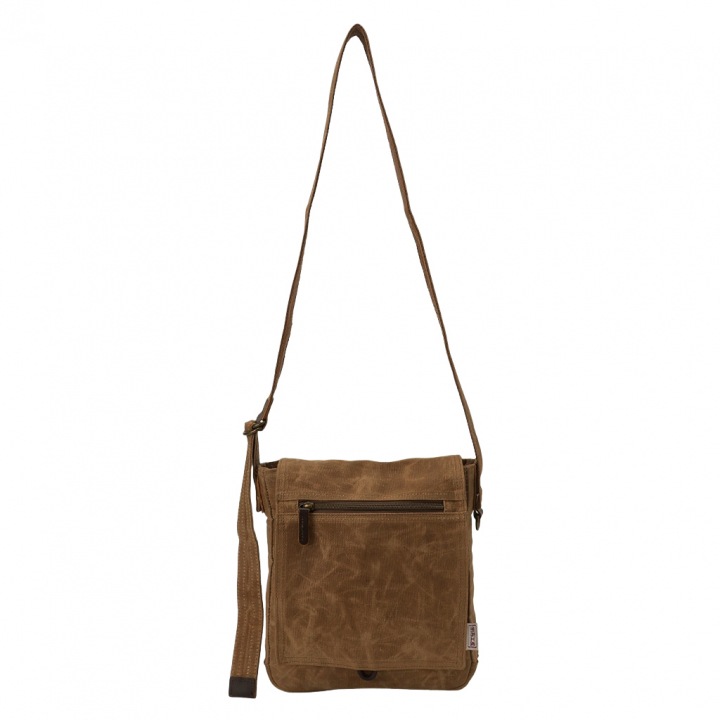 帆布工房 HUSKYII シリーズ 全３色 | B5対応 帆布ショルダーバッグ パラフィン加工 撥水 天然素材 帆布 キャンバス 旅行 通学 男女兼用 頑丈 はんぷこうぼう 茶 ブラウン 3X25