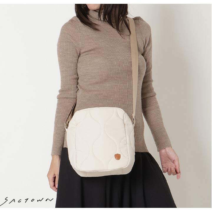 chiemi sacs |  キルティング ショルダーバッグ | 黒 ブラック 6227