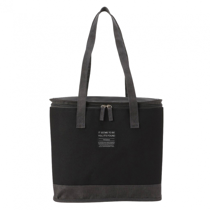  [mama fiore マーマフィオーレ] Picoteeシリーズ ピコティ BOX型 保温保冷トートバッグ 4WG1 | 無地 レジャー シンプル 男女兼用 軽量 レディース メンズ お買い物 ピクニック 運動会 イベント ユニセックス ブラック