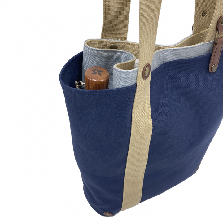 トートバッグ 3J40 [帆布工房 はんぷこうぼう] 日本製 多機能 2重構造 ポケット豊富 帆布 買い物 メンズ レディース