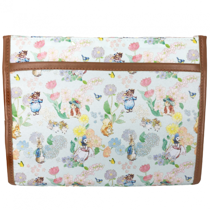 ポーチ 0673 [PETER RABBIT(TM) ピータ―ラビット(TM)] ピーターラビット(TM) 多機能 マルチケース レディース 00グリーン