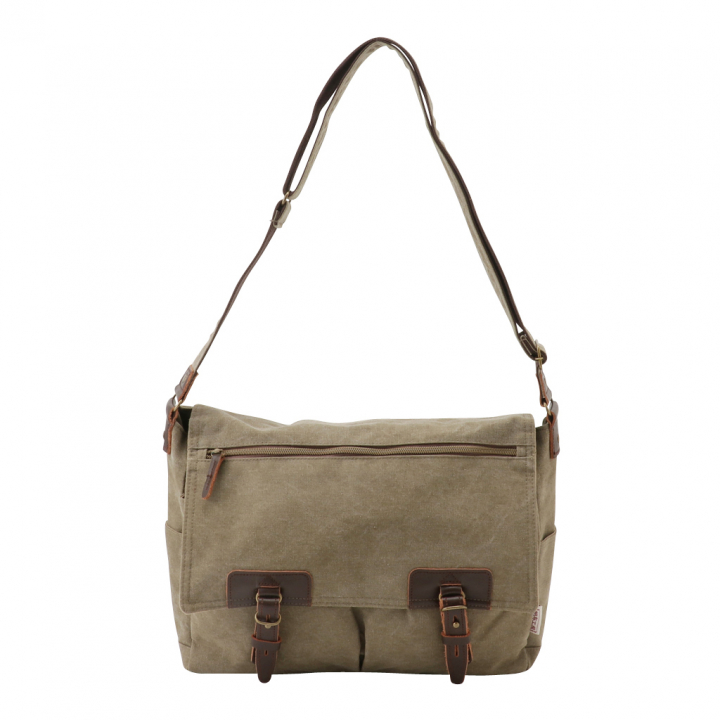  帆布工房 VINTAGE2｜メッセンジャーバッグ A4横型 ショルダーバッグ 帆布 キャンバス  斜めがけ メンズ レディース 男女兼用 牛革 ビンテージ はんぷこうぼう 3X97