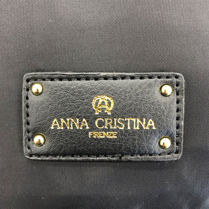 2WAY手提げ＆ショルダー 4A93 [ANNA CRISTINA アンナクリスティーナ] ハンドバッグ ポケット充実 01ブラック