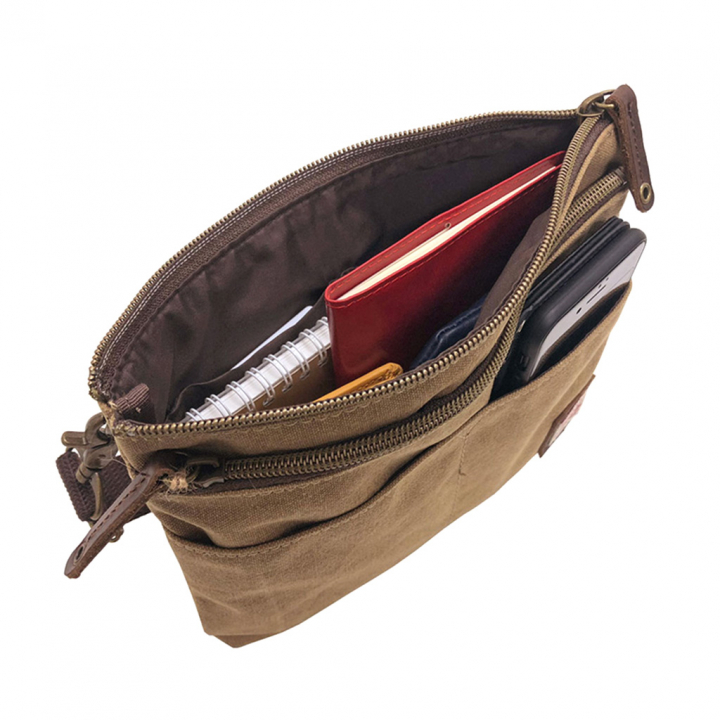 2WAY サコッシュ 帆布ショルダー 3J53 [帆布工房 はんぷこうぼう] 男女兼用 ショルダーバッグ ポーチ ななめ掛け 帆布 キャンバス