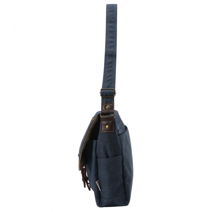  帆布工房 VINTAGE2｜メッセンジャーバッグ A4横型 ショルダーバッグ 帆布 キャンバス  斜めがけ メンズ レディース 男女兼用 牛革 ビンテージ はんぷこうぼう 3X97