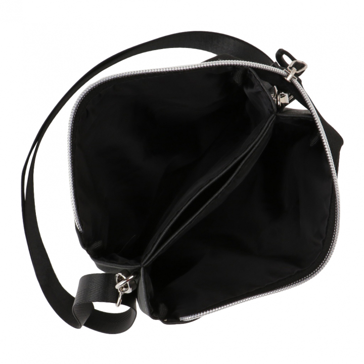 [CUBIC CORE キュービックコア] サコッシュ ショルダーバッグ 軽量 ショルダー 斜めがけ シンプル くすみカラー 薄マチ 収納力 大容量 黒 ブラック 1E31