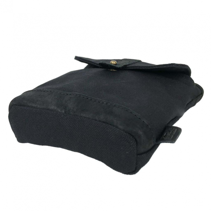 帆布工房 KURASHIKI シリーズ｜3way ショルダーバッグ 倉敷産帆布使用 ベルトポーチ スマホポーチ ウエストポーチ ベルト通し メンズ レディース 男女兼用 日本製 帆布 本革 ブラック 3J27