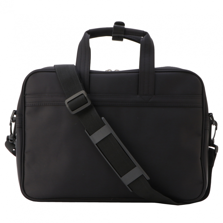 [A.O.T エーオーティー] B5サイズ対応 2way ビジネスバッグ ショルダー 通勤 ビジネス 営業 軽い 黒×灰 ブラック×グレー 3843