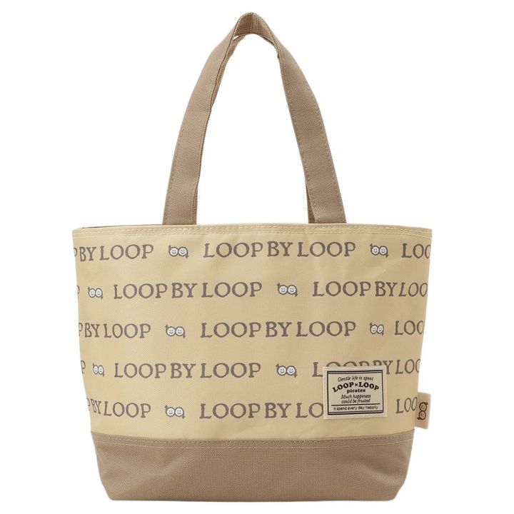  [mama fiore マーマフィオーレ] Picoteeシリーズ ピコティ 保温保冷 ランチバッグ 保冷バッグ | おしゃれ 可愛い サブバッグ 軽量 レディース キッズ 弁当袋 ミニ トートバッグ 4L 便利 ロゴグラム／イエロー