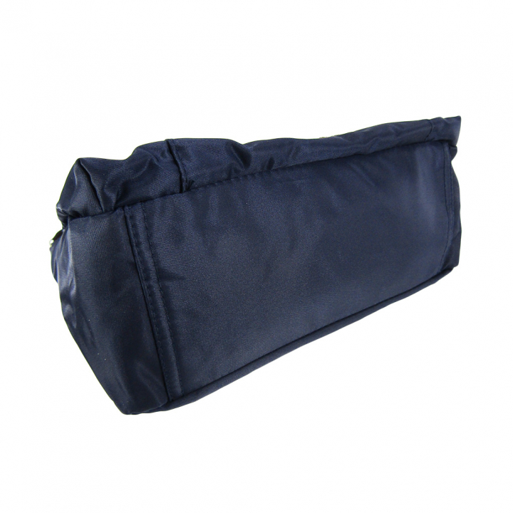 [Sofia Valentino ソフィアバレンチノ] 縦ファスナー ポケット付 横型ショルダーバッグ | レディース 多機能 ななめ掛け ネイビー 4875