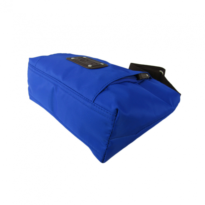 [Sofia Valentino ソフィアバレンチノ] 縦ファスナー ポケット付 ショルダーバッグ｜レディース 多機能 ななめ掛け ブルー 4874