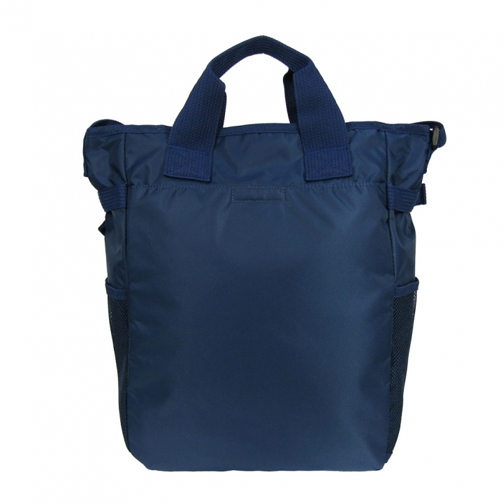 2WAY 大容量 A4対応 ボンディングバッグ 全4色 | トートバッグ 多収納 多機能 通勤 通学 お稽古 男女兼用 軽量 軽い 撥水 サブバッグ オフィス ビジネス カジュアル ネイビー 3E77