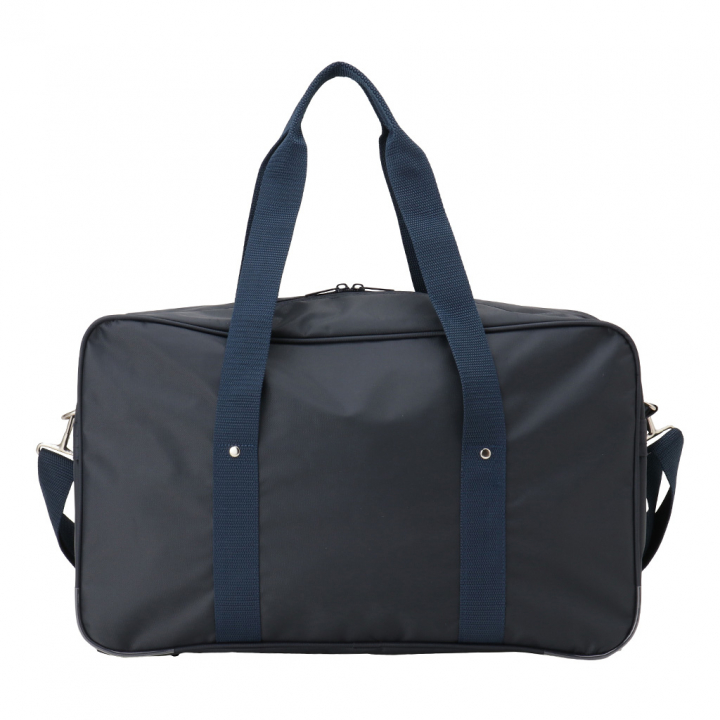 [A.O.T エーオーティー]  A4対応 2WAY スクールバッグ スクバ ファスナー ナイロン 男女兼用 学校 通学かばん 学生 生徒 バッグ 紺×紺 ネイビー×ネイビー 3308