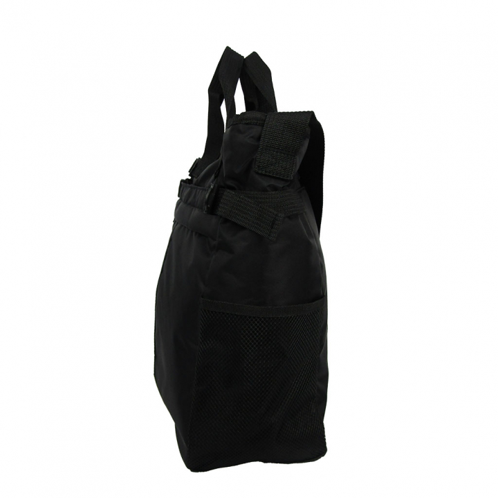 2WAY 大容量 A4対応 ボンディングバッグ 全4色 | トートバッグ 多収納 多機能 通勤 通学 お稽古 男女兼用 軽量 軽い 撥水 サブバッグ オフィス ビジネス カジュアル ブラック 3E77