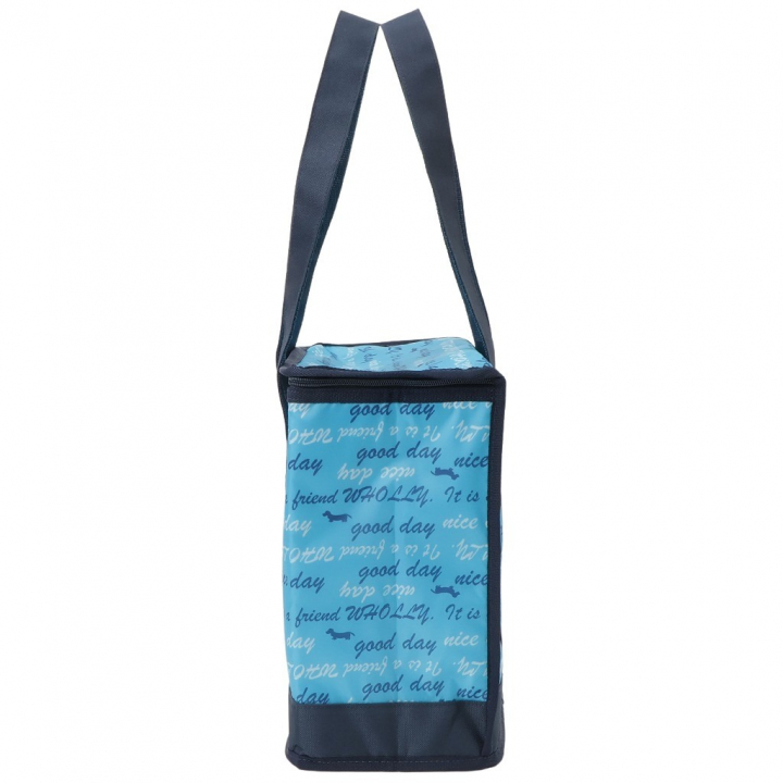 保冷バッグ トートバッグ 3L24 [WHOLLY ウォーリー] 保温保冷 買い物 レジャー イヌ かわいい レディース ブルー