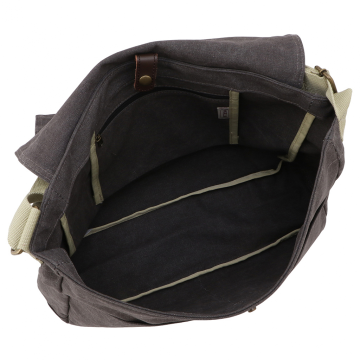 帆布工房 strollシリーズ|フラップショルダーバッグ 横 帆布 10号帆布 キャンバス ムラ染め フラップ A4対応 レディース メンズ ユニセックス 斜め掛け はんぷこうぼう3X81