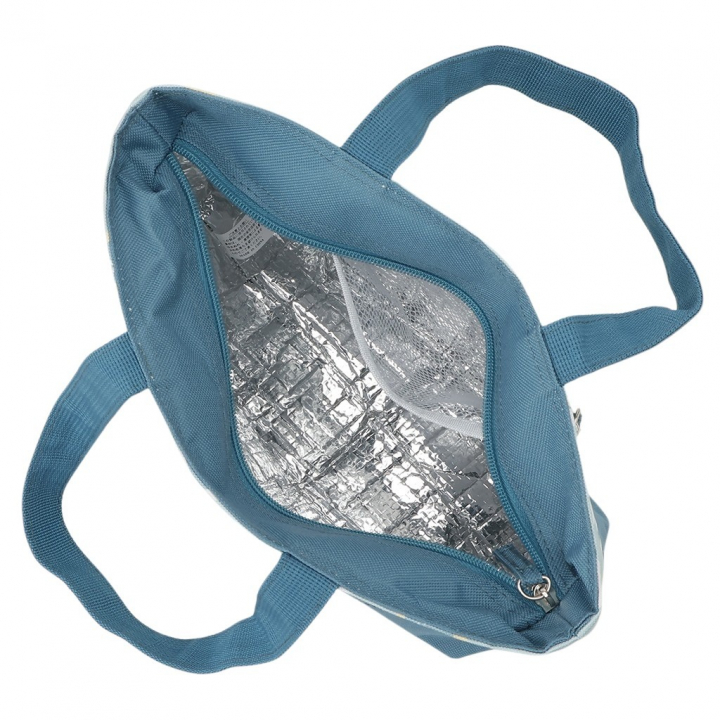  [mama fiore マーマフィオーレ] Picoteeシリーズ ピコティ 保温保冷 ランチバッグ 保冷バッグ | おしゃれ 可愛い サブバッグ 軽量 レディース キッズ 弁当袋 ミニ トートバッグ 4L 便利 ネコドット／グリーン