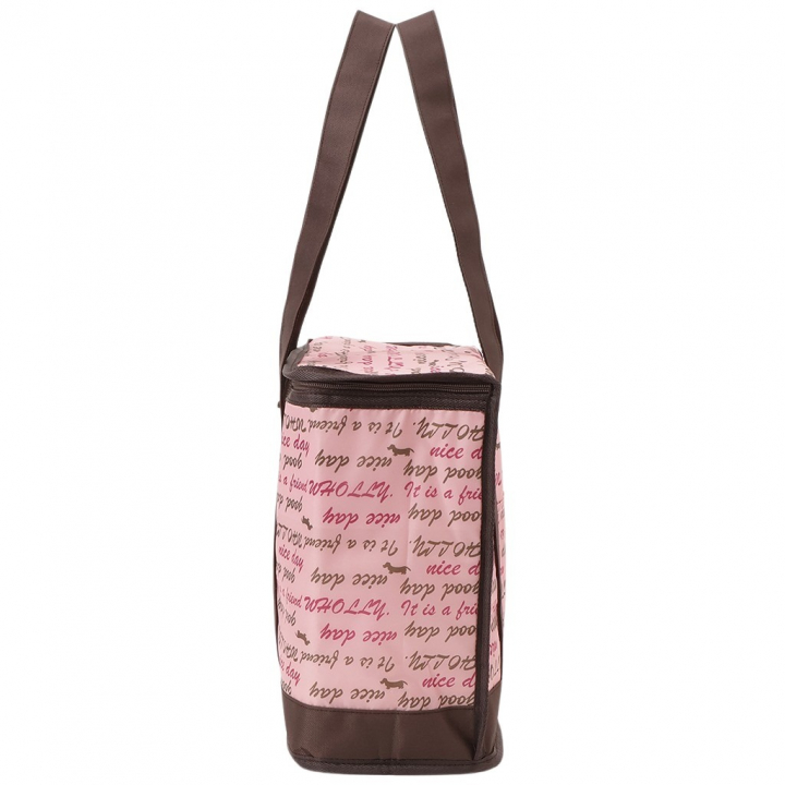 保冷バッグ トートバッグ 3L24 [WHOLLY ウォーリー] 保温保冷 買い物 レジャー イヌ かわいい レディース ピンク