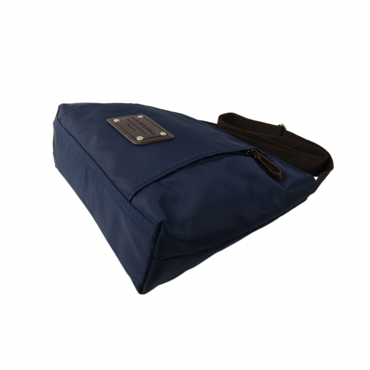 [Sofia Valentino ソフィアバレンチノ] 縦ファスナー ポケット付 ショルダーバッグ｜レディース 多機能 ななめ掛け ネイビー 4874