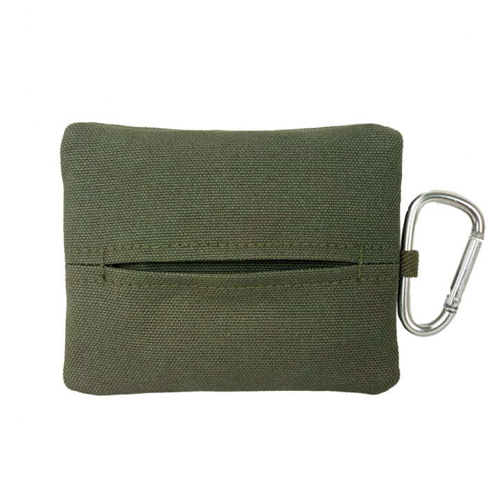 倉敷産帆布 日本製ティッシュポーチ 3J33 [帆布工房 はんぷこうぼう] ミニポーチ 帆布 キャンバス カラビナ付