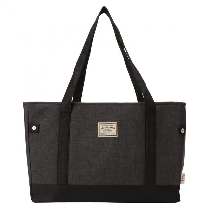 レジカゴバッグ(R) 4X57 [mama fiore マーマフィオーレ] Picoteeシリーズ ピコティ 保温 保冷 保冷バッグ レジカゴ トートバッグ エコバッグ 大容量 無地 シンプル レジャー レディース ブラック