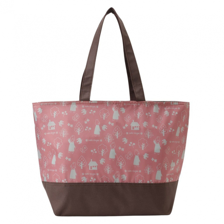 保冷バッグ トートバッグ 5M25 [ネコ人間 nekoningen ねこにんげん] 保温保冷 買い物 レジャー ネコ かわいい レディース ピンク