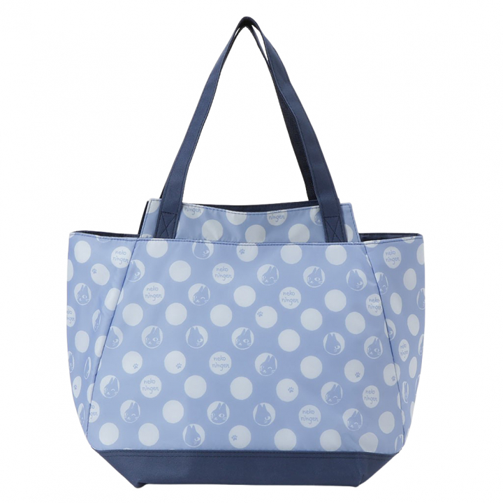 バルーン 保冷バッグ トートバッグ 5M74 [ネコ人間 nekoningen ねこにんげん] 保温保冷 大容量 BIG 買い物 レジャー ネコ レディース パープル