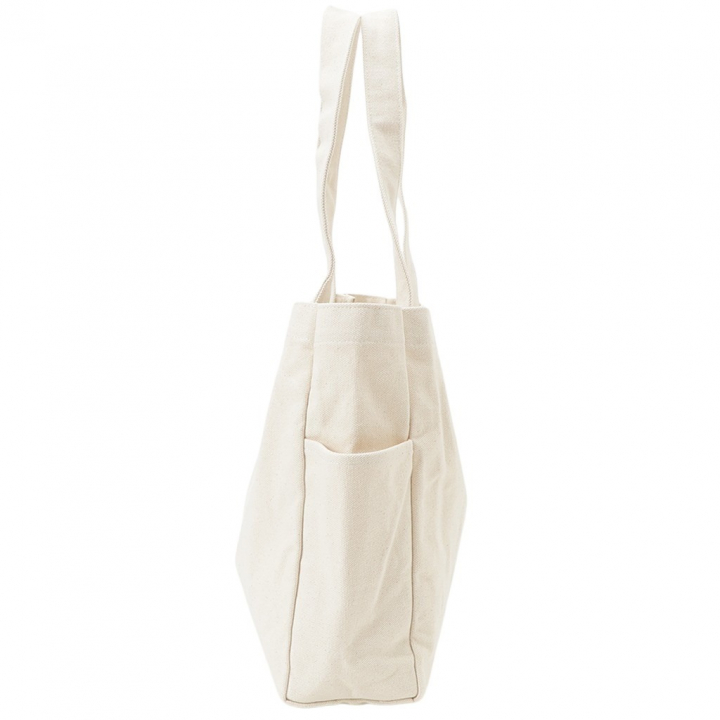 トートバッグ 0644 [PETER RABBIT(TM) ピータ―ラビット(TM)] キャンパス トート 肩掛け A4サイズ対応 レディース チャーム付き 00キナリ
