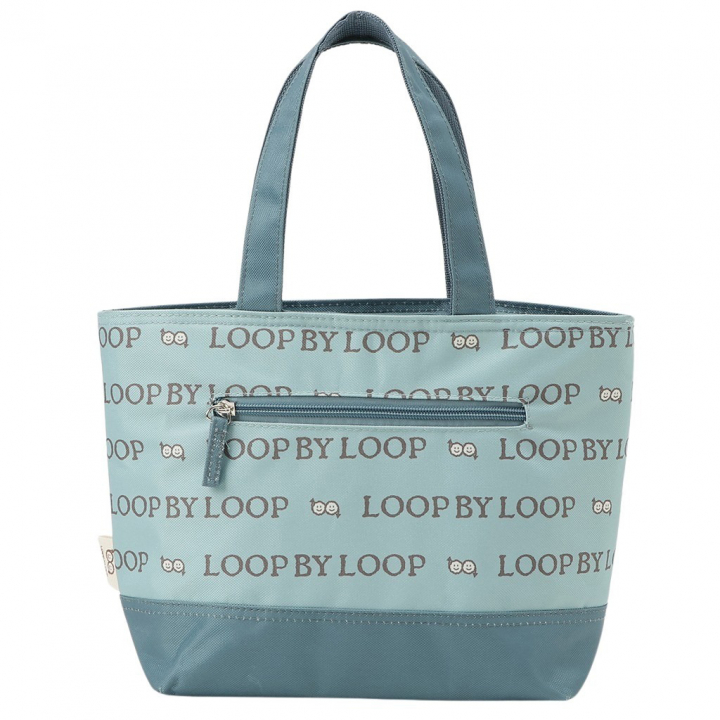  [mama fiore マーマフィオーレ] Picoteeシリーズ ピコティ 保温保冷 ランチバッグ 保冷バッグ | おしゃれ 可愛い サブバッグ 軽量 レディース キッズ 弁当袋 ミニ トートバッグ 4L 便利 ロゴグラム／グリーン