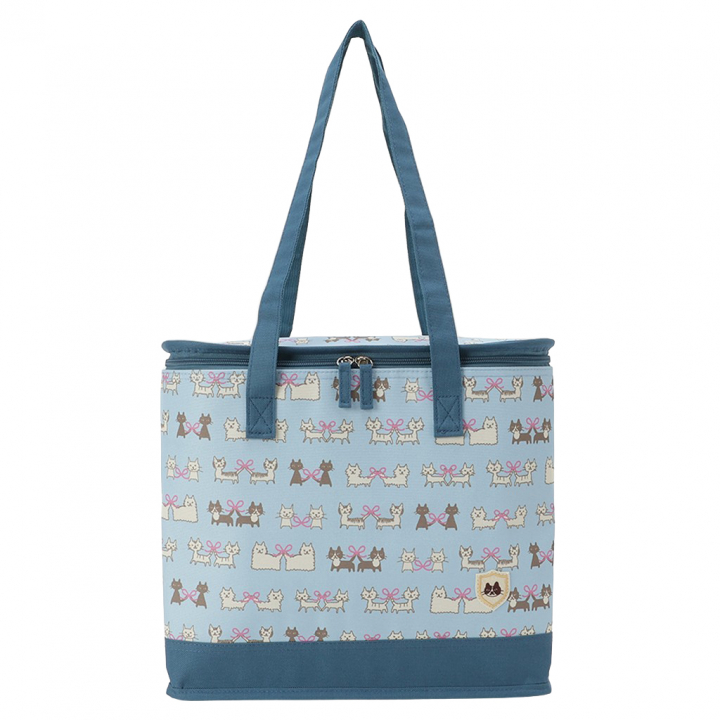  [mama fiore マーマフィオーレ] Picoteeシリーズ ピコティ BOX型 保温 保冷 トートバッグ 4WG6 保冷バッグ ボックス型 ねこ結び かわいい レジャー レディース グリーン