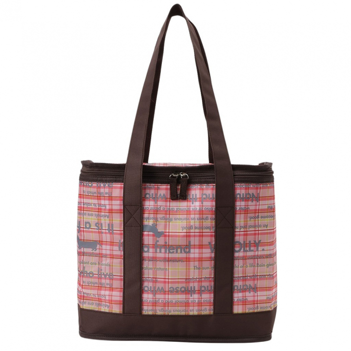 保冷バッグ トートバッグ 3L29 [WHOLLY ウォーリー] 保温保冷 買い物 レジャー イヌ かわいい レディース ピンク