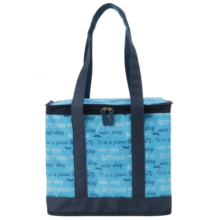 保冷バッグ トートバッグ 3L24 [WHOLLY ウォーリー] 保温保冷 買い物 レジャー イヌ かわいい レディース ブルー