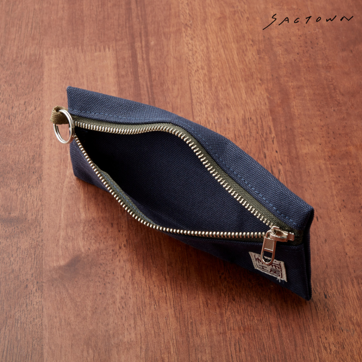 倉敷産帆布 日本製ポーチ 3J34 [帆布工房 はんぷこうぼう] ペンケース シンプル 帆布 筆箱