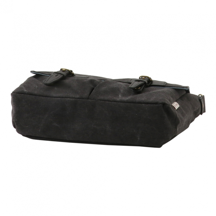 A4横型ショルダーバッグ VINTAGE2シリーズ 3X97 [帆布工房 はんぷこうぼう] 帆布 キャンバス メッセンジャーバッグ 斜めがけ メンズ レディース 牛革 ビンテージ ブランド