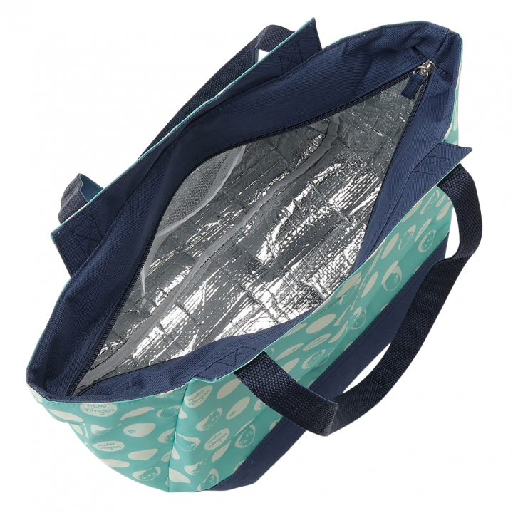 バルーン 保冷バッグ トートバッグ 5M74 [ネコ人間 nekoningen ねこにんげん] 保温保冷 大容量 BIG 買い物 レジャー ネコ レディース グリーン