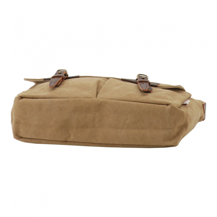 A4横型ショルダーバッグ VINTAGE2シリーズ 3X97 [帆布工房 はんぷこうぼう] 帆布 キャンバス メッセンジャーバッグ 斜めがけ メンズ レディース 牛革 ビンテージ ブランド