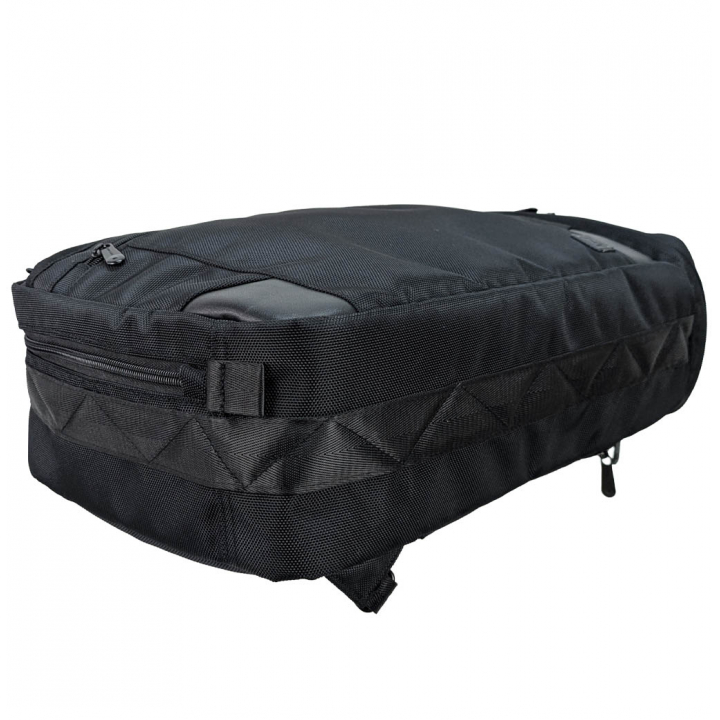 SANDGLASS｜キャリーオン機能 B4対応 2WAYビジネスバッグ 大容量 多機能 撥水 リュック 手持ち ビジネスリュック PC タブレット収納 出張 サンドグラス ブラック 3G02