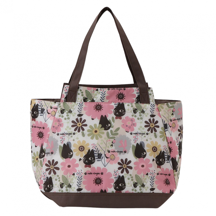 バルーン 保冷バッグ トートバッグ 5M70 [ネコ人間 nekoningen ねこにんげん] 保温保冷 大容量 BIG 買い物 レジャー ネコ レディース ピンク